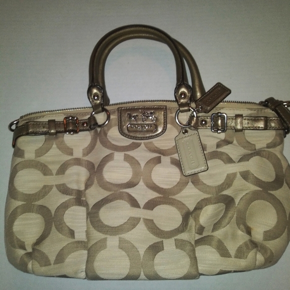 Coach Handbags - Coach Madison Op Art Sateen Sophia Satchel